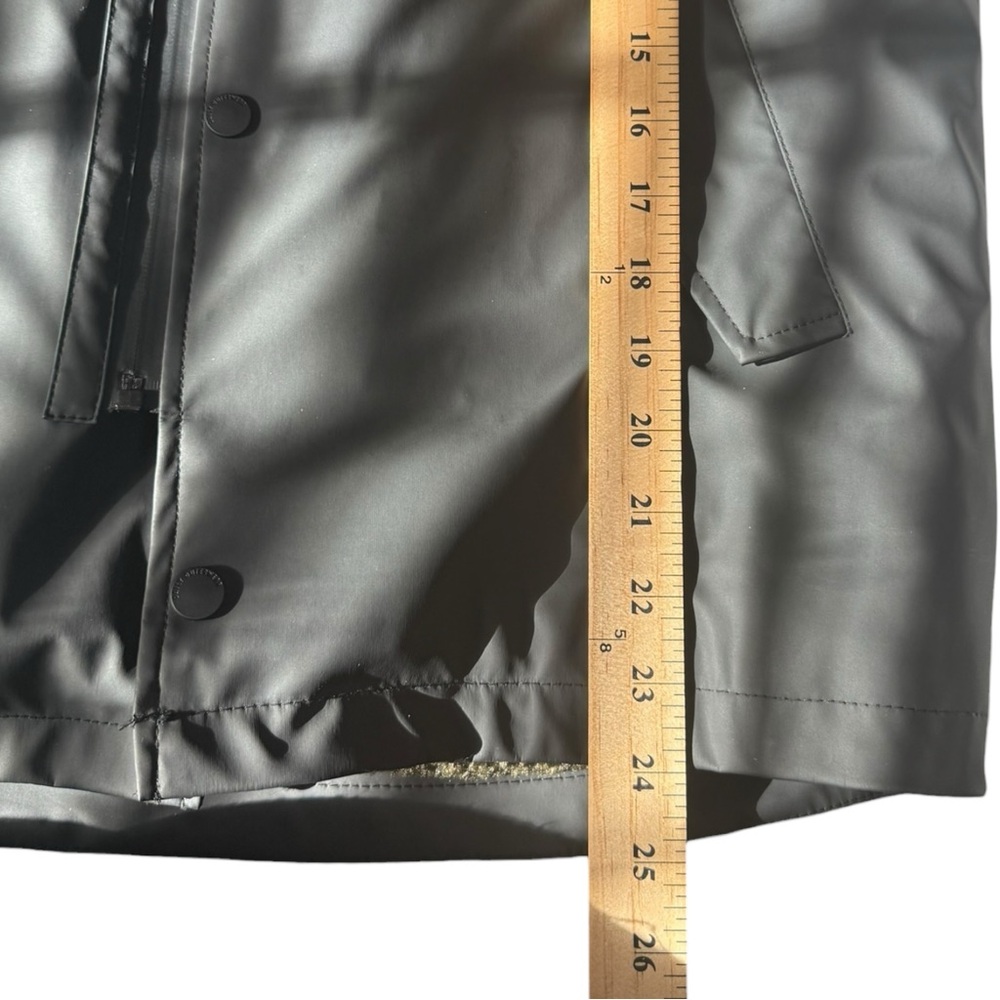 Zara Kids Black Raincoat with Hood Sherpa lined - Picture 5 of 5